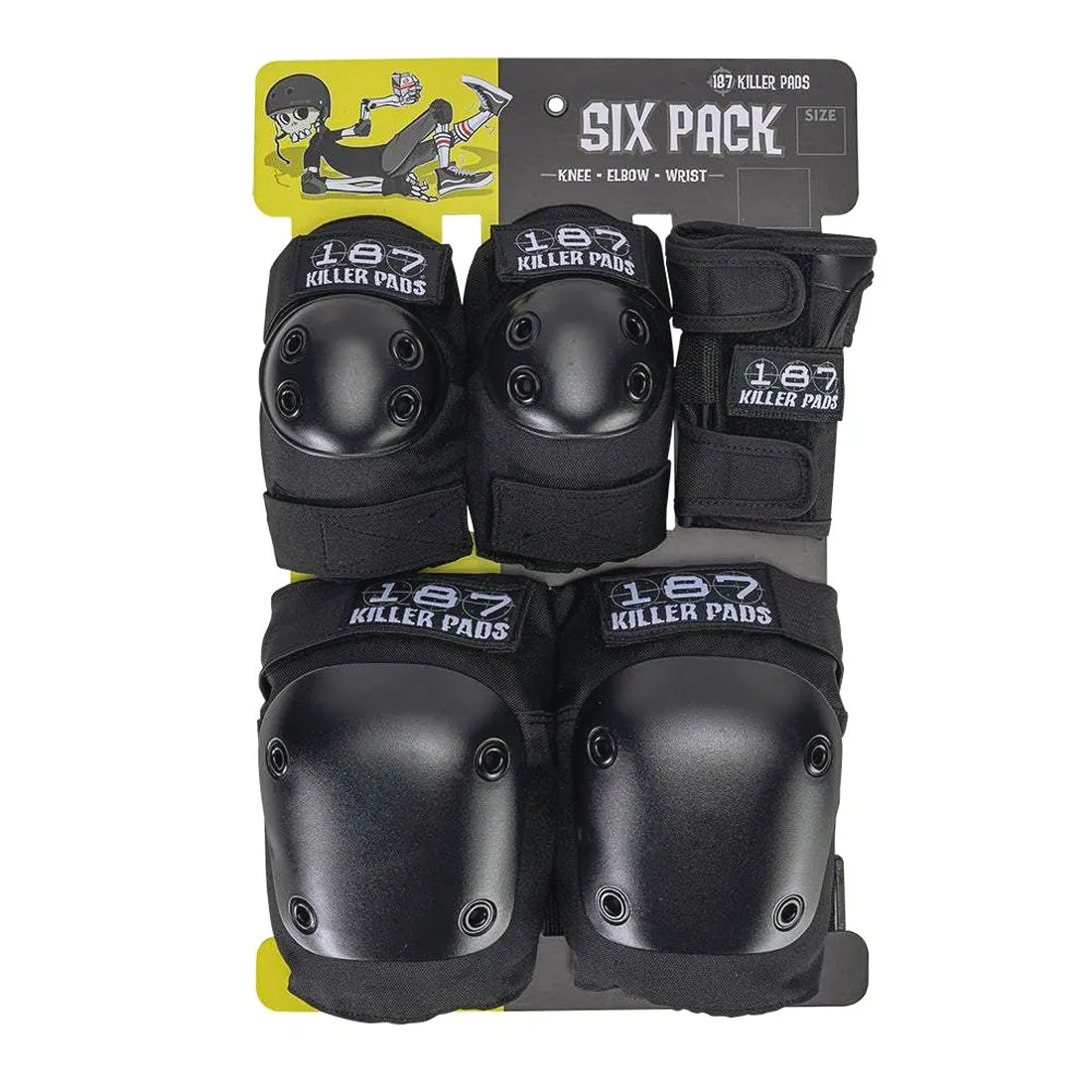 187 Six-Pack Adult - Black