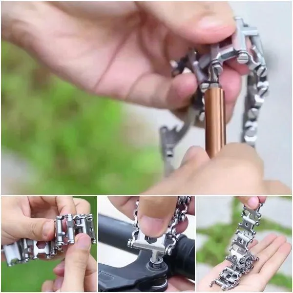 29-IN-1 STAINLESS STEEL MULTI-FUNCTIONAL TOOLS BRACELET