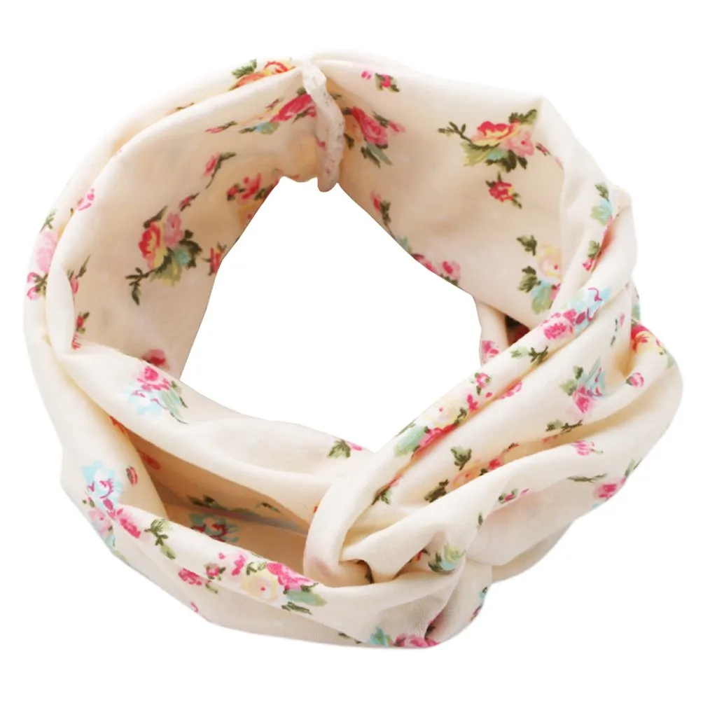 4 Pack Women Headband Boho Floal Style Criss Cross Head Wrap Hair Band Set1