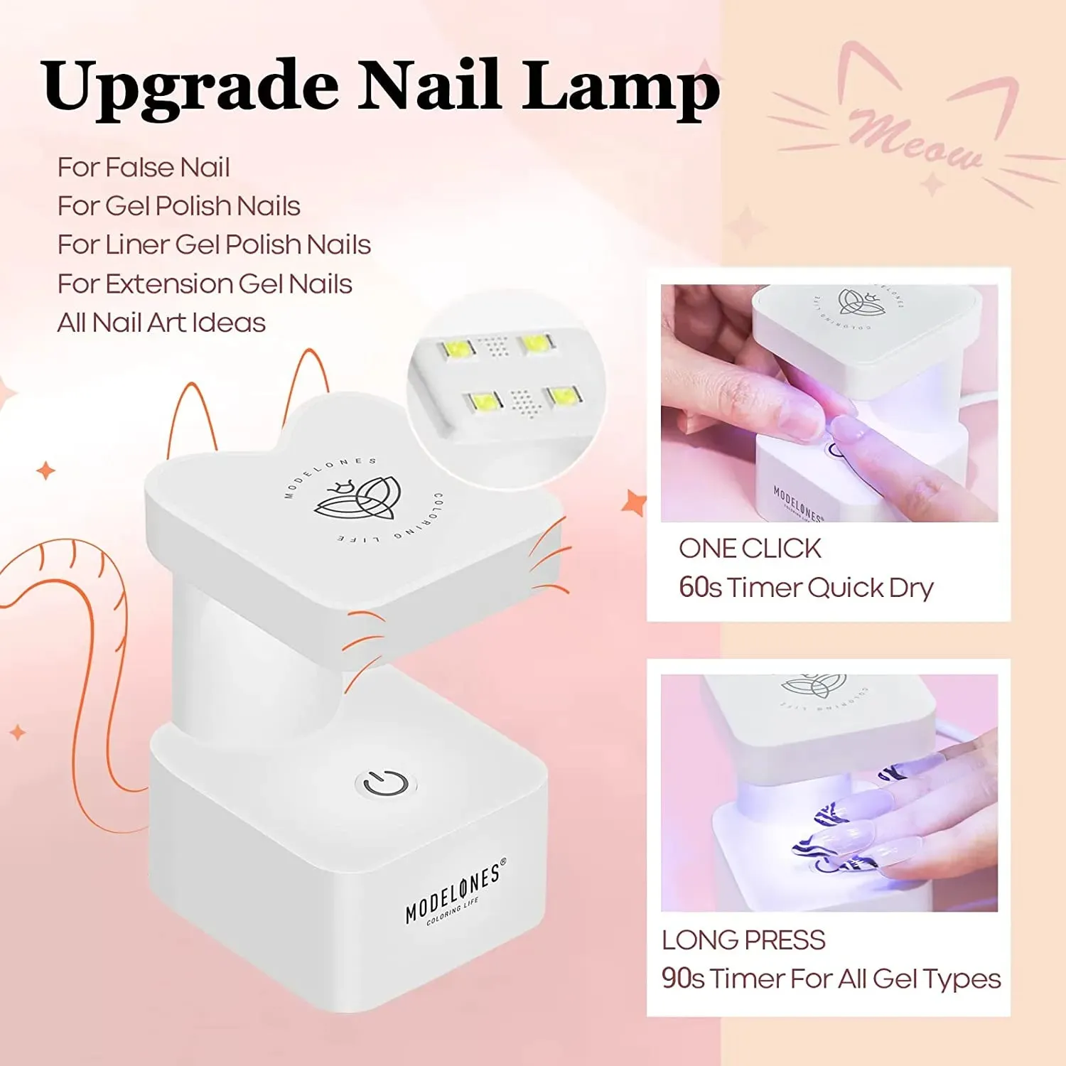 500Pcs Square Nail Art Tools All-In-One Kit