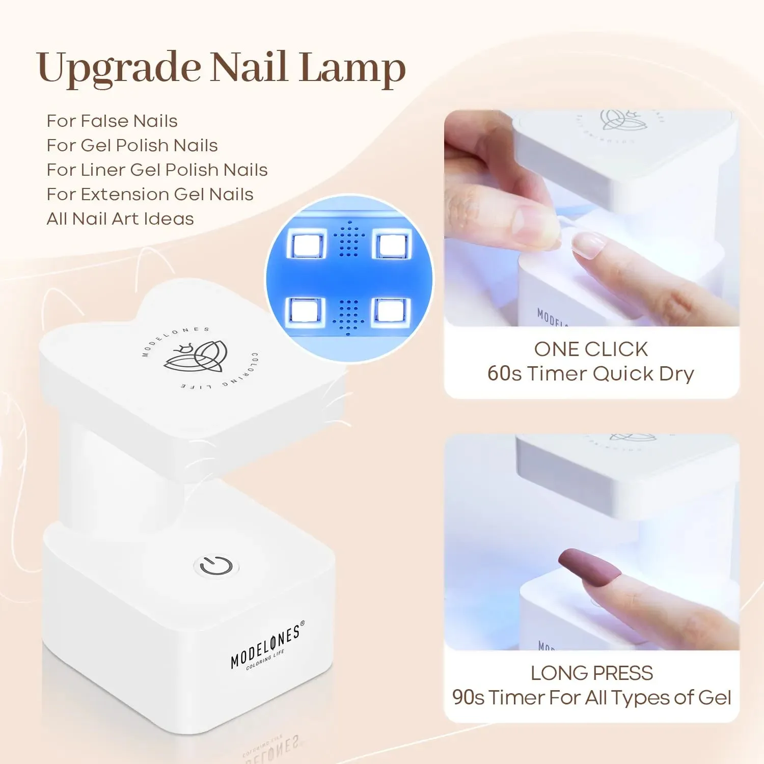 500Pcs Square Nail Art Tools All-In-One Kit