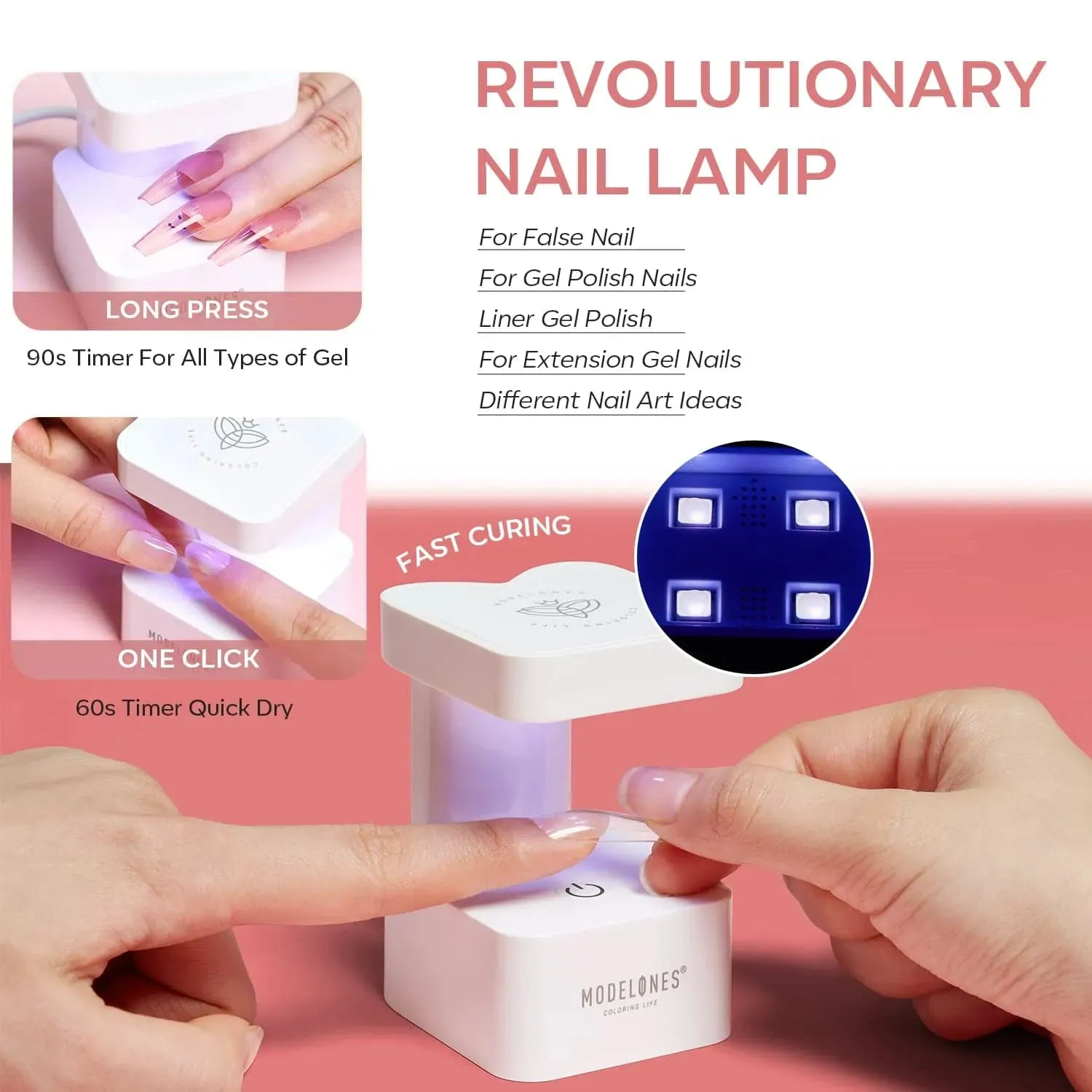 500Pcs Square Nail Art Tools All-In-One Kit