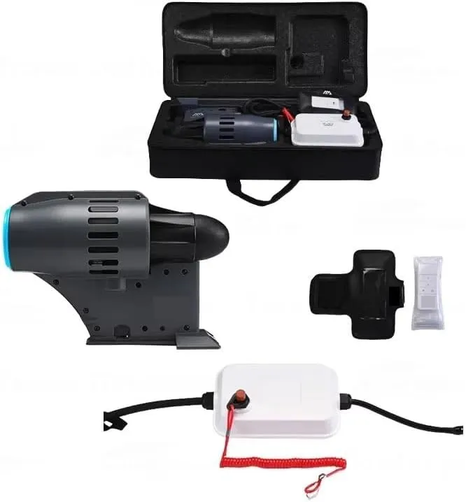 6KM/H Max Speed Electric Brushless Motor Fin Kit Paddle Board Engine with Battery Pack Kayak SUP Surfboard Thruster for Inflatable,Paddle Boards,Fishing Boats