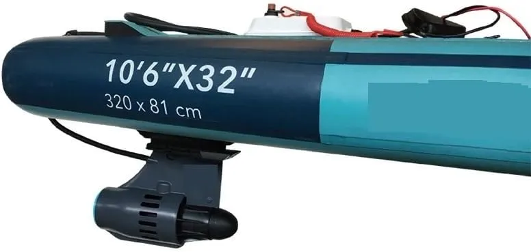 6KM/H Max Speed Electric Brushless Motor Fin Kit Paddle Board Engine with Battery Pack Kayak SUP Surfboard Thruster for Inflatable,Paddle Boards,Fishing Boats