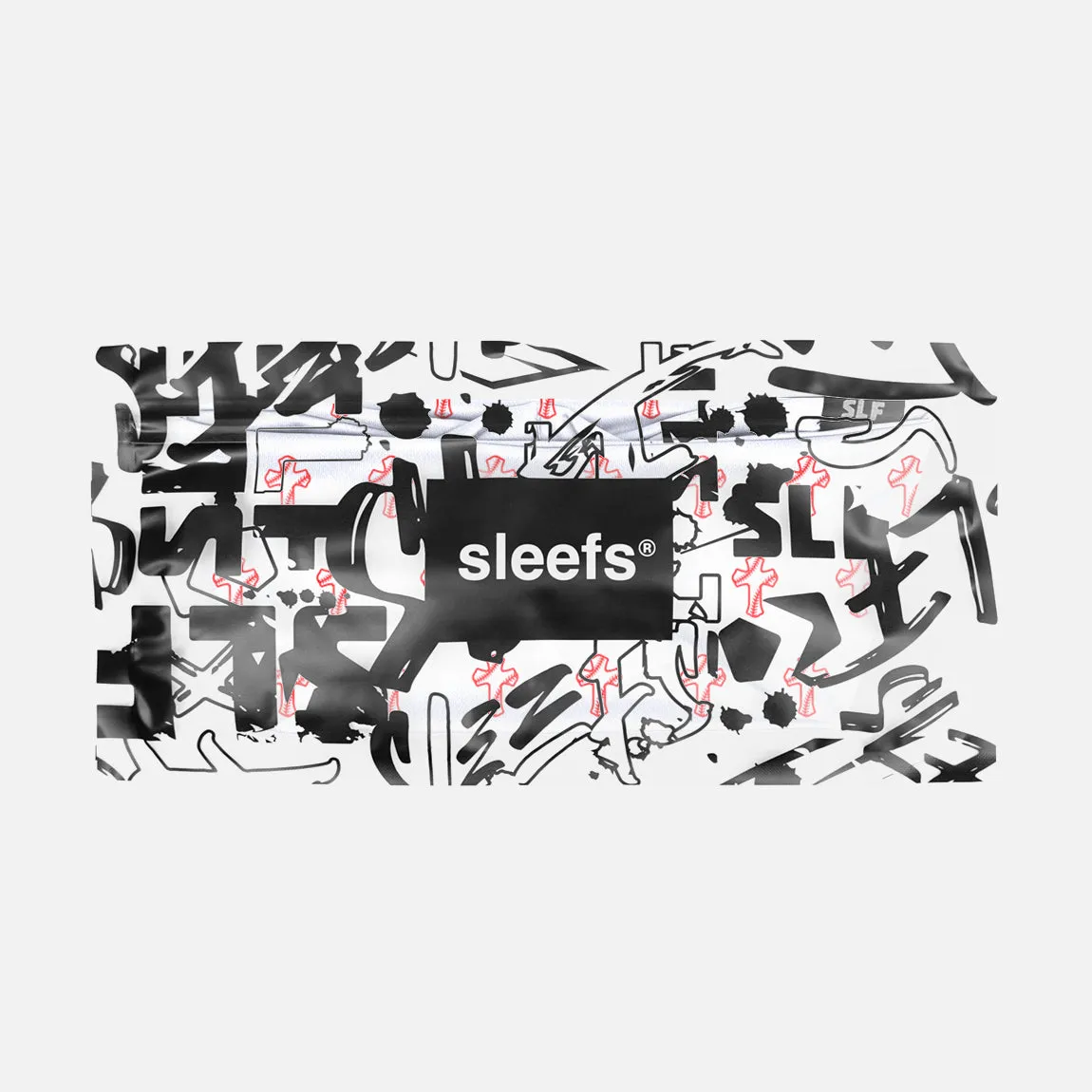 Baseball Cross Pattern White Kids Headband