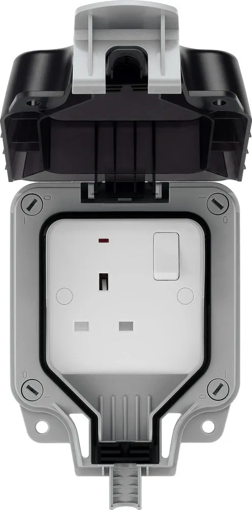 BG WP21-02 Weatherproof Nexus Storm 13A 1G Switched Socket