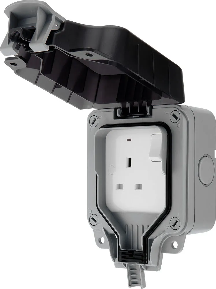 BG WP21-02 Weatherproof Nexus Storm 13A 1G Switched Socket