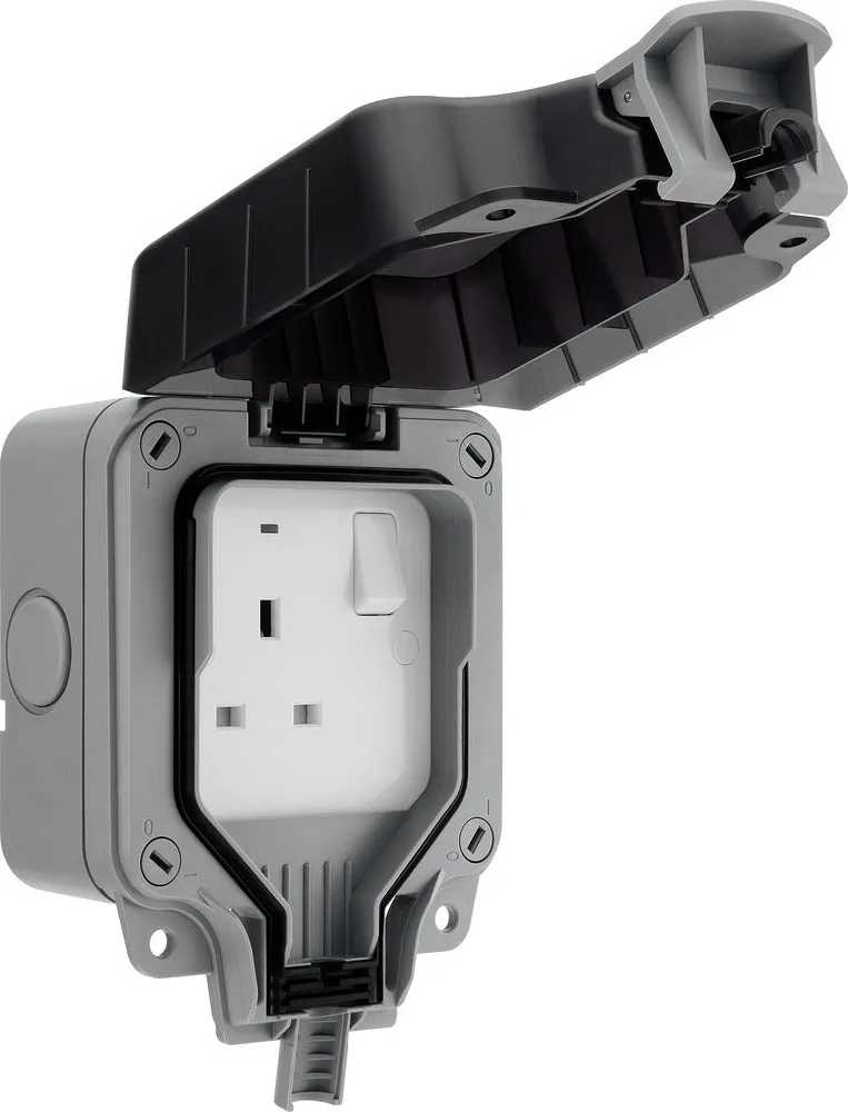 BG WP21-02 Weatherproof Nexus Storm 13A 1G Switched Socket