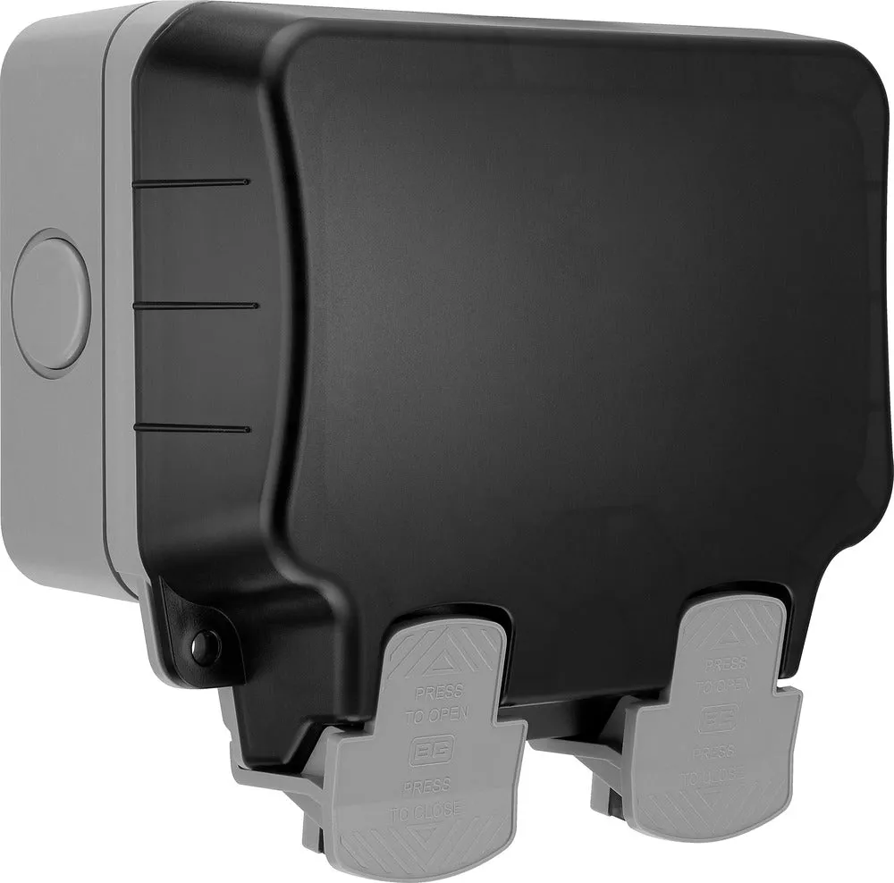 BG WP22WR-02 Weatherproof Nexus Storm 13A 2G Switched Socket with Wi-Fi Repeater