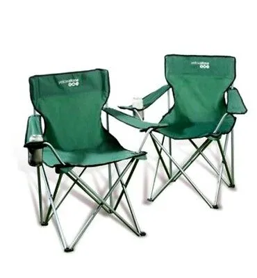 Camping Chairs - Red/Green