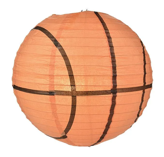 Connecticut College Basketball White, Navy Blue 14-inch Paper Lanterns 8pc Combo Party Pack