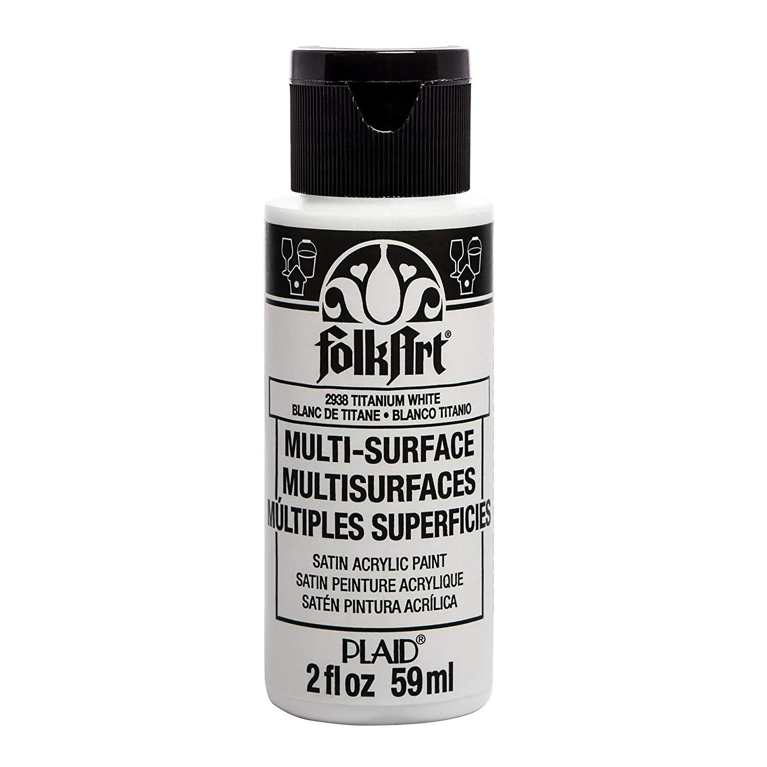 Folkart Multi-Surface Paint - Titanium White