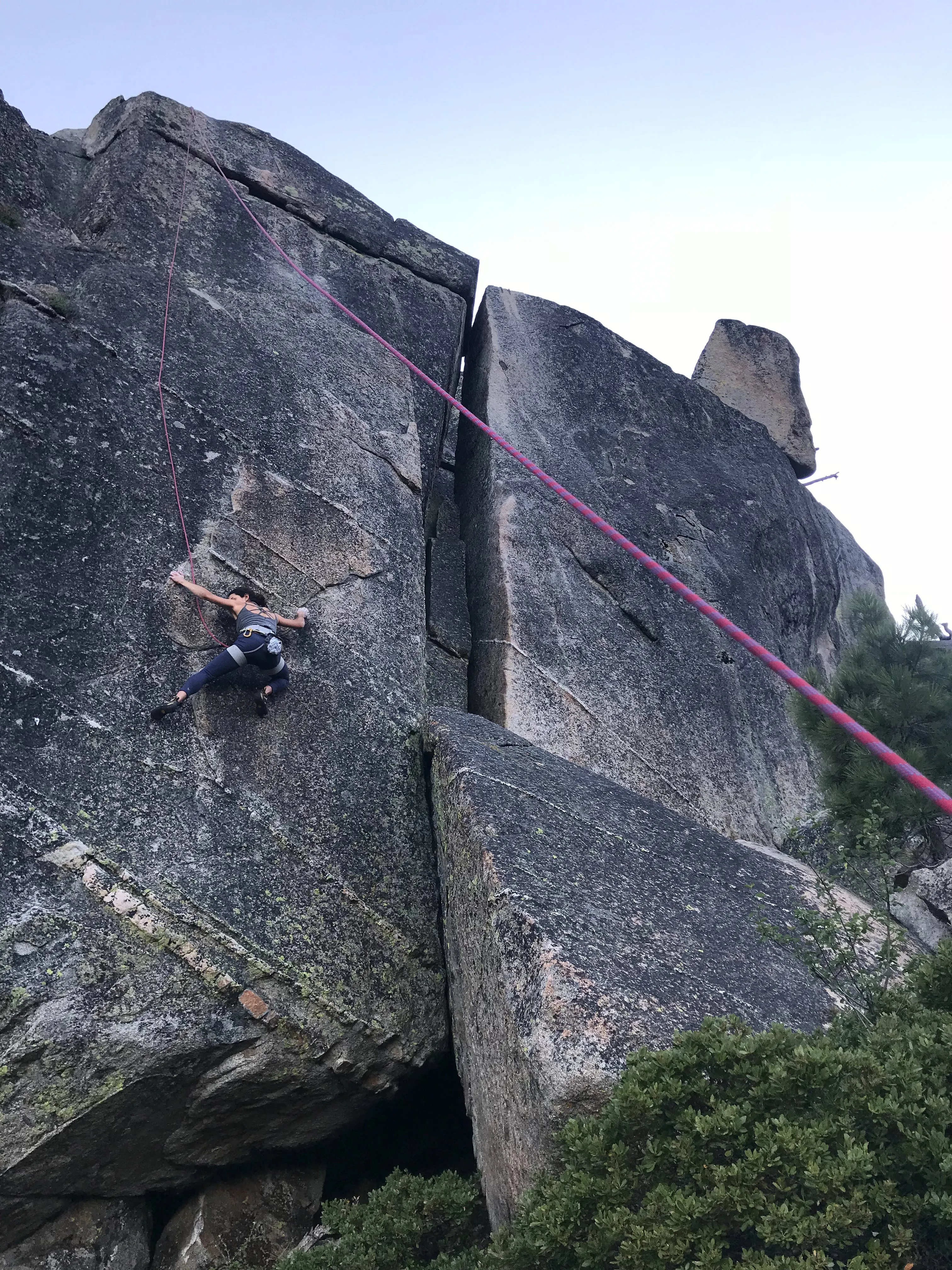 Intro to Outdoor Rock Climbing in Tahoe