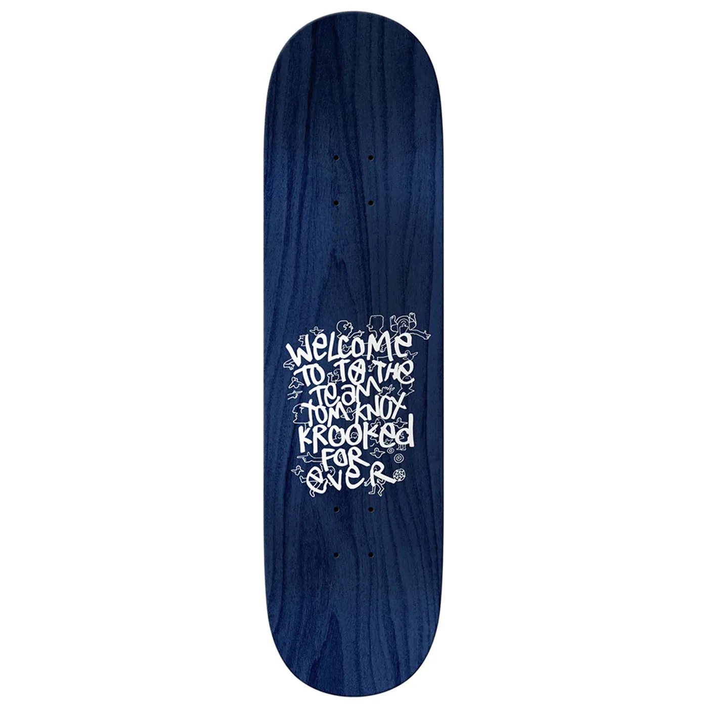 Krooked Skateboards Tom Knox Debut Skateboard deck 8.5"