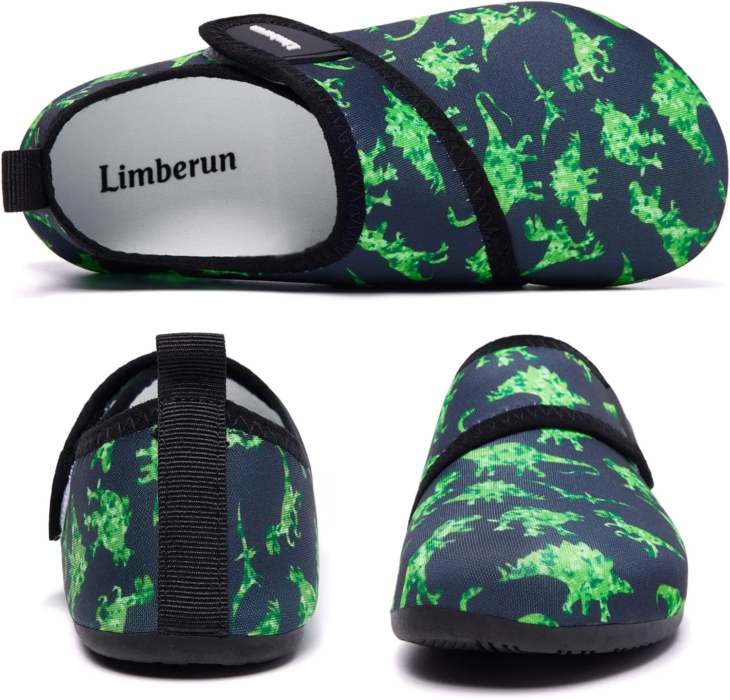 Limberun Water Shoes Kids Boys Girls Swim Aqua Sports Shoes Quick-Dry Barefoot Lightweight Pool Beach Non Slip Socks for Toddler Shoe
