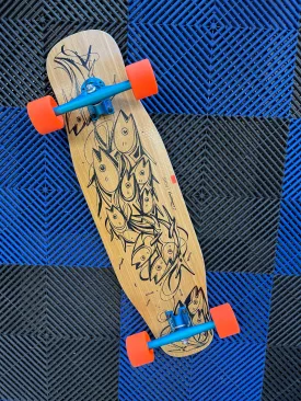 Loaded Poke Bamboo Skateboard Complete