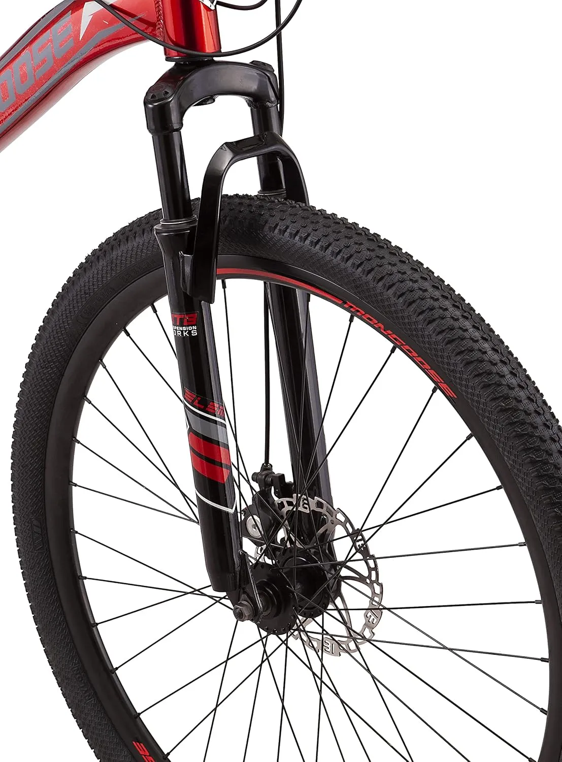 Mongoose Flatrock 21-Speed Hardtail Mountain Bike, 24 to 29-Inch Wheels, for Men Women Boys and Girls, Front Suspension, 14.5 to 18-Inch Aluminum Frame Options