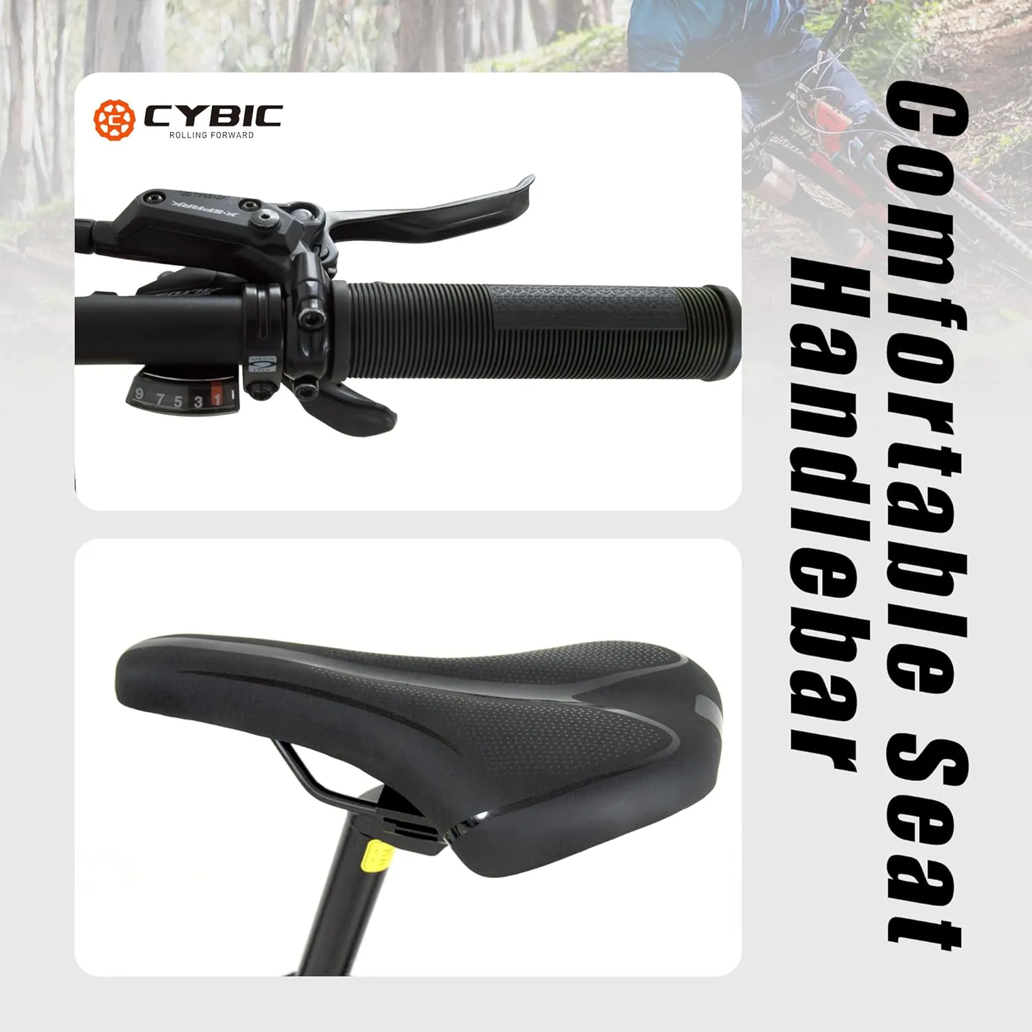 Mountain Bike 24/26 Inch, Front Suspension Mountain Bike, 21-Speed Disc, Youth/Adult Mens Womens Trail Commuter City Bicycles