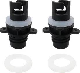 New Version 2 Packs Pumping Head Connector for Inflatable Kayak Stand Up Paddle Board, Valve Adapter Pump Adapter Paddle Board Pump Nozzle Replacements with 3 Gaskets