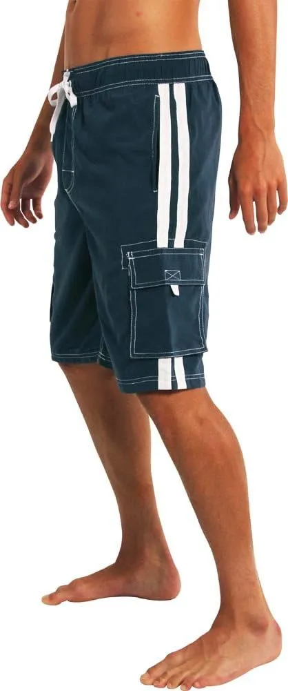 NORTY Mens Big Extended Size Swim Trunks - Mens Plus King Size Swimsuit Thru 5X