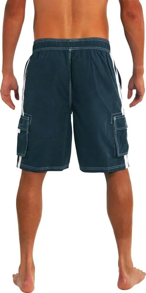 NORTY Mens Big Extended Size Swim Trunks - Mens Plus King Size Swimsuit Thru 5X
