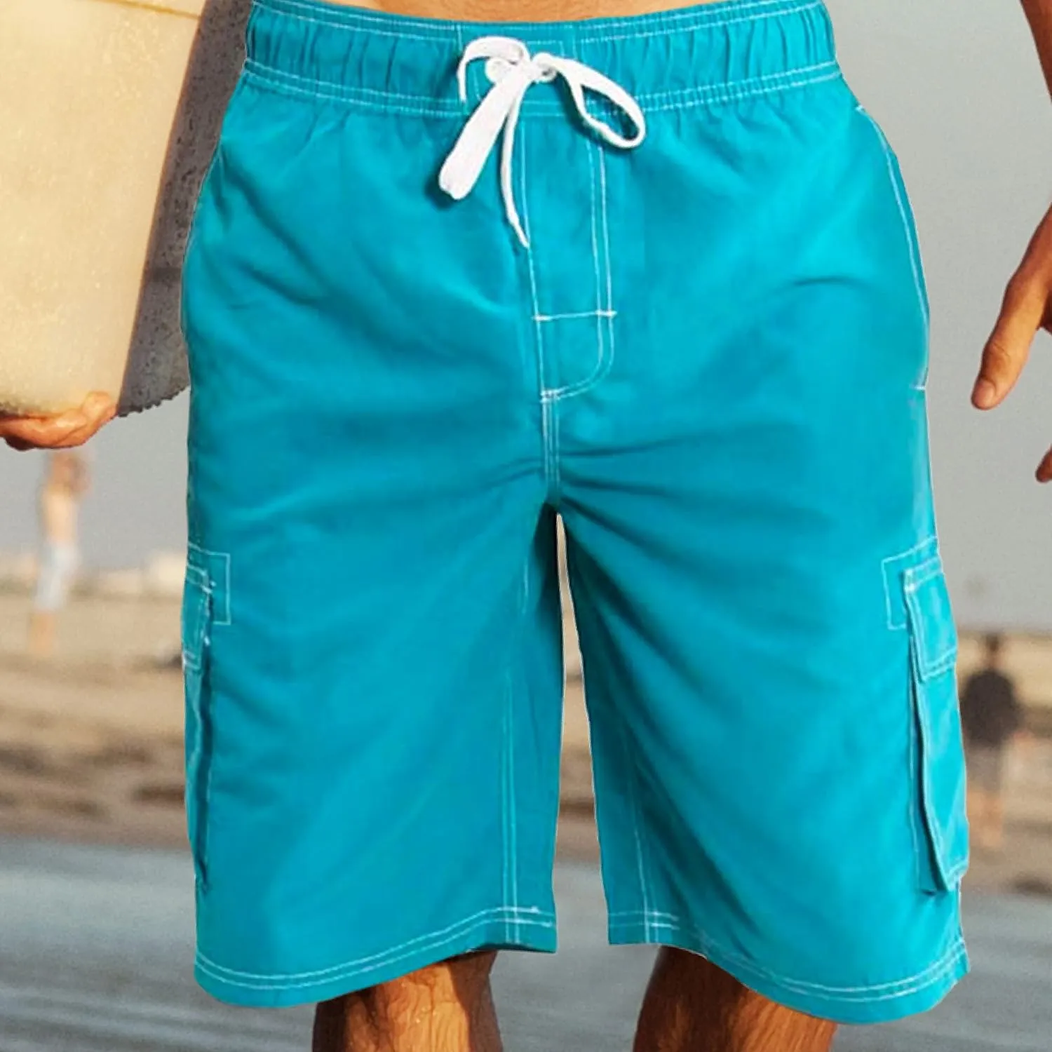 NORTY Mens Big Extended Size Swim Trunks - Mens Plus King Size Swimsuit Thru 5X
