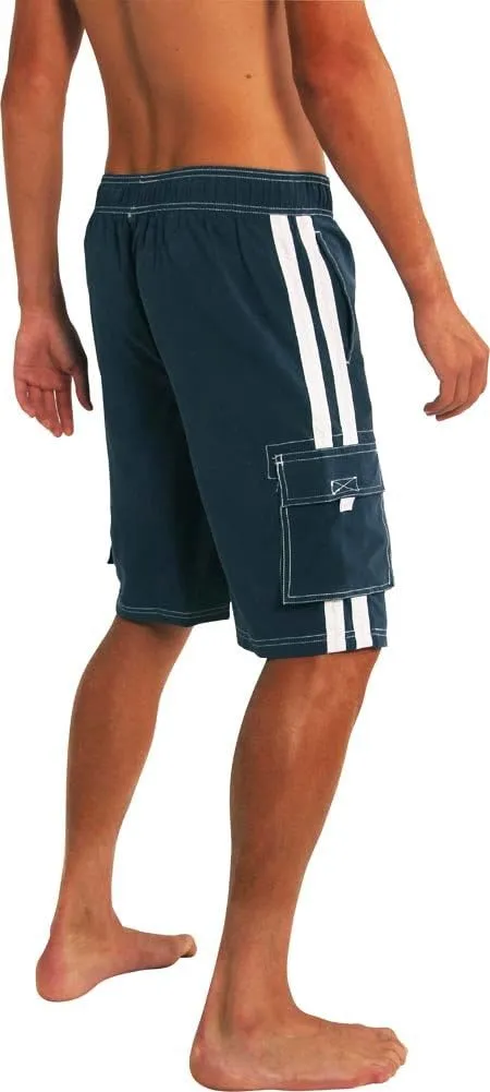 NORTY Mens Big Extended Size Swim Trunks - Mens Plus King Size Swimsuit Thru 5X