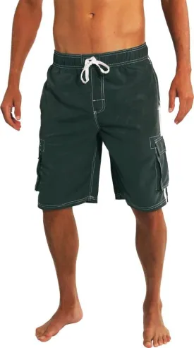 NORTY Mens Big Extended Size Swim Trunks - Mens Plus King Size Swimsuit Thru 5X