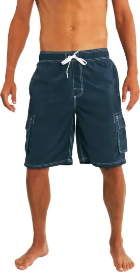 NORTY Mens Big Extended Size Swim Trunks - Mens Plus King Size Swimsuit Thru 5X