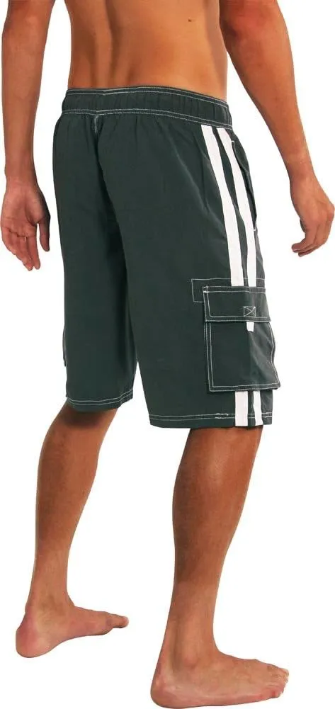 NORTY Mens Big Extended Size Swim Trunks - Mens Plus King Size Swimsuit Thru 5X