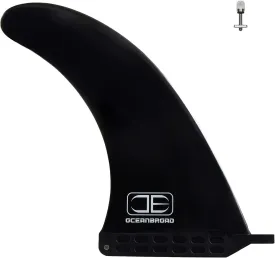 OCEANBROAD 8'' 9'' 10'' Surf SUP Fin No-Tool Fin Screw Single Center Fin 8 9 10 Inch for Surfboard Longboard Paddleboard