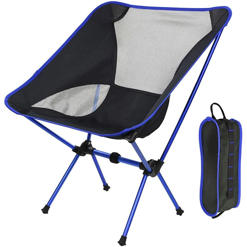 Outdoor Camping Fishing Folding Chair - Portable for Picnic, Garden, Beach, Travel, Office