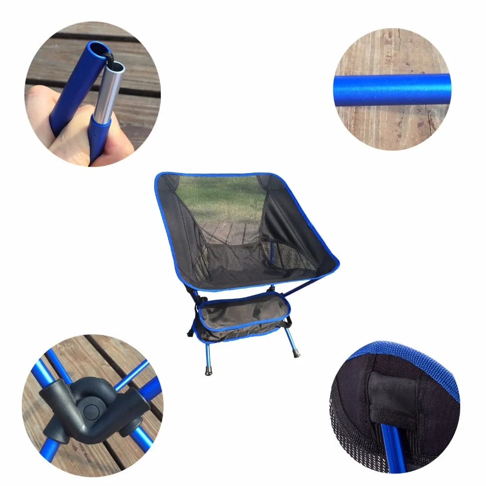 Outdoor Camping Fishing Folding Chair - Portable for Picnic, Garden, Beach, Travel, Office