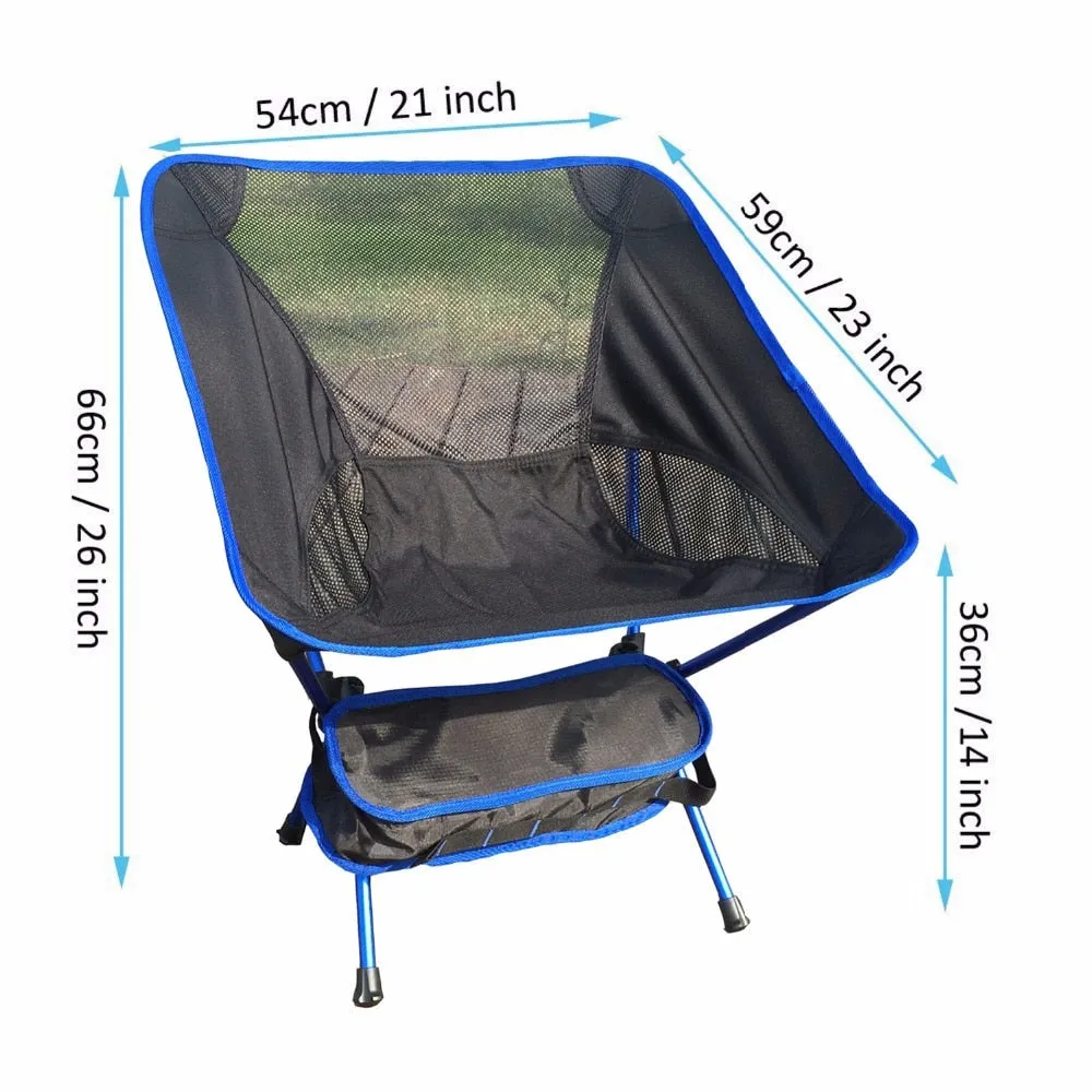 Outdoor Camping Fishing Folding Chair - Portable for Picnic, Garden, Beach, Travel, Office