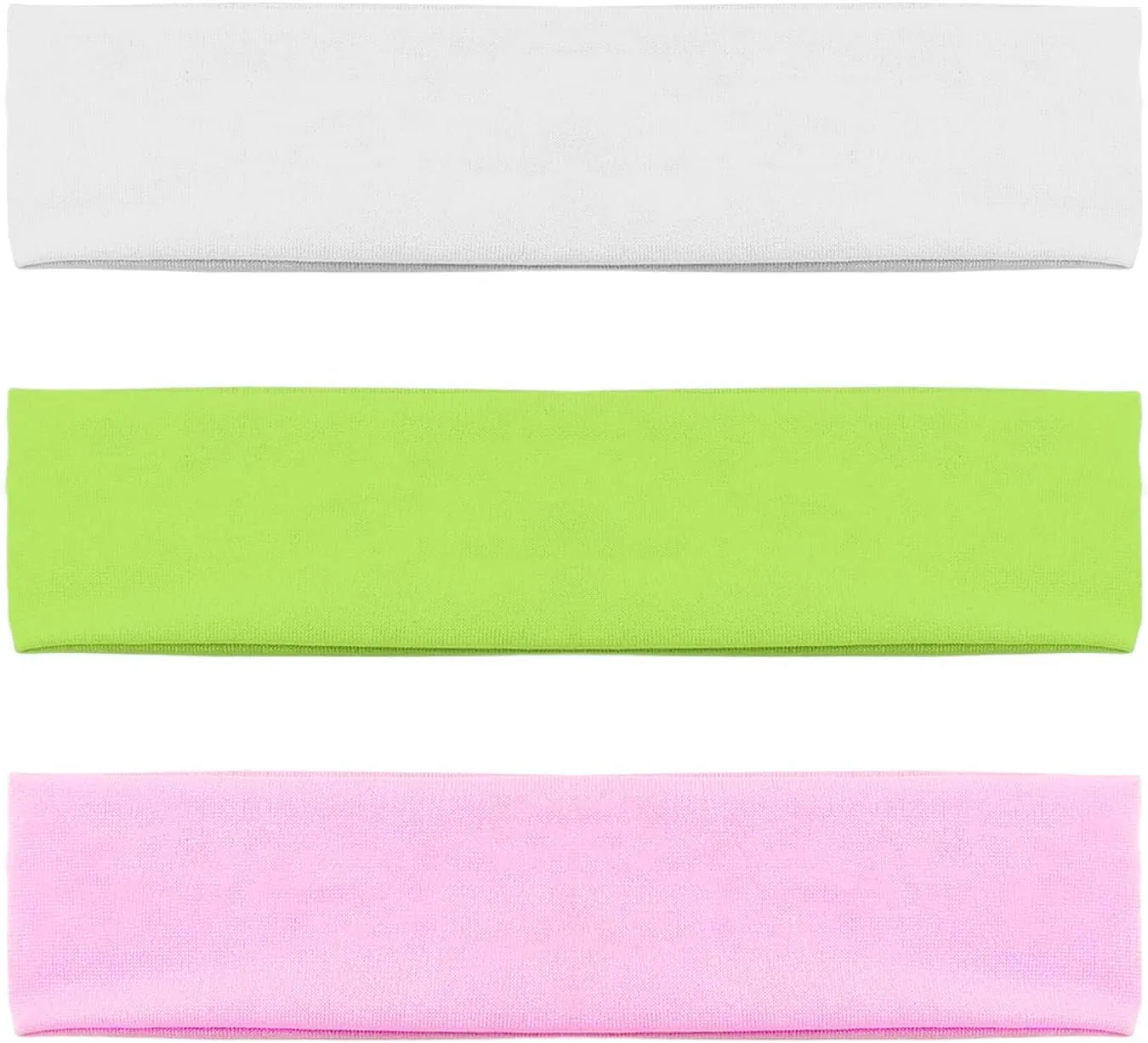 Stretchy Elastic Solid Headbands, Cotton Sports Hairband for Women Girls, Suitable for Yoga, Pilates, Running, Cycling Y6-TLFD