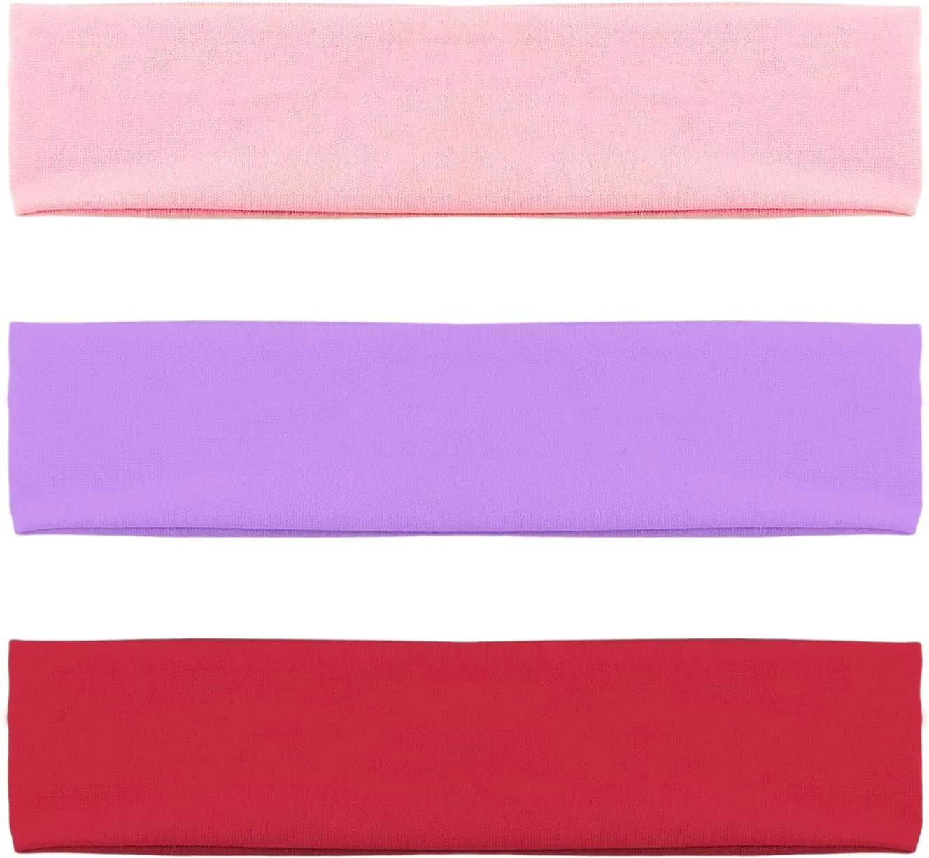 Stretchy Elastic Solid Headbands, Cotton Sports Hairband for Women Girls, Suitable for Yoga, Pilates, Running, Cycling Y6-TLFD