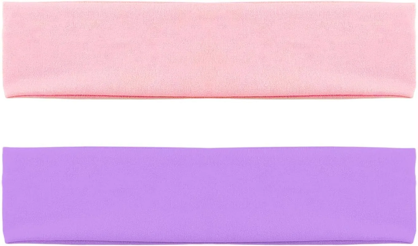 Stretchy Elastic Solid Headbands, Cotton Sports Hairband for Women Girls, Suitable for Yoga, Pilates, Running, Cycling Y6-TLFD