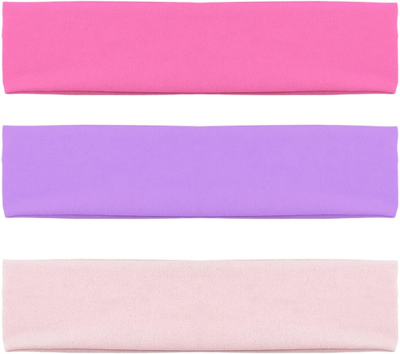 Stretchy Elastic Solid Headbands, Cotton Sports Hairband for Women Girls, Suitable for Yoga, Pilates, Running, Cycling Y6-TLFD