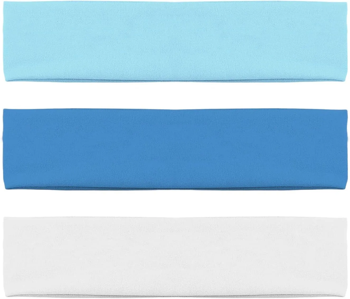 Stretchy Elastic Solid Headbands, Cotton Sports Hairband for Women Girls, Suitable for Yoga, Pilates, Running, Cycling Y6-TLFD