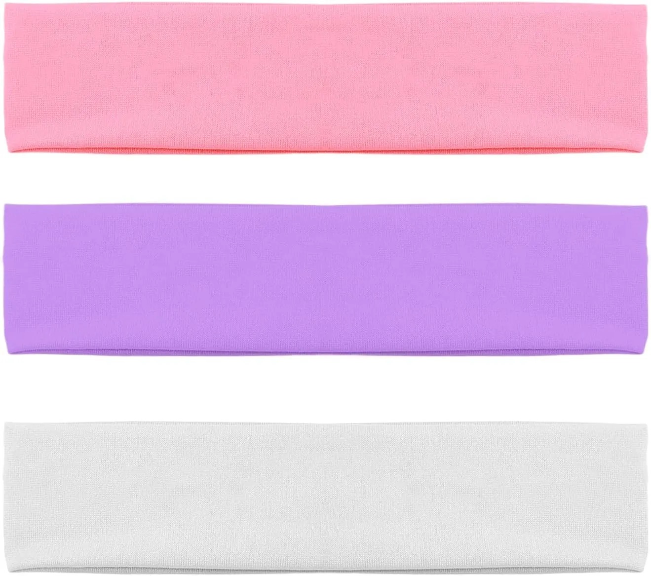 Stretchy Elastic Solid Headbands, Cotton Sports Hairband for Women Girls, Suitable for Yoga, Pilates, Running, Cycling Y6-TLFD