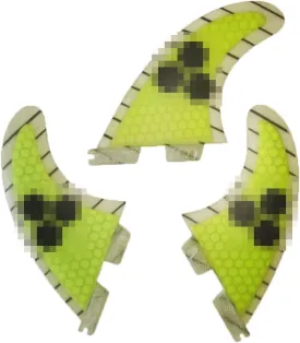 Surf SUP Fin 3Pcs Surfboard Tail Rudder Surf Fin Glass Carbon Fiber Material Tail Fin for Longboard Surfboard Paddleboard (Color : 4) (3)