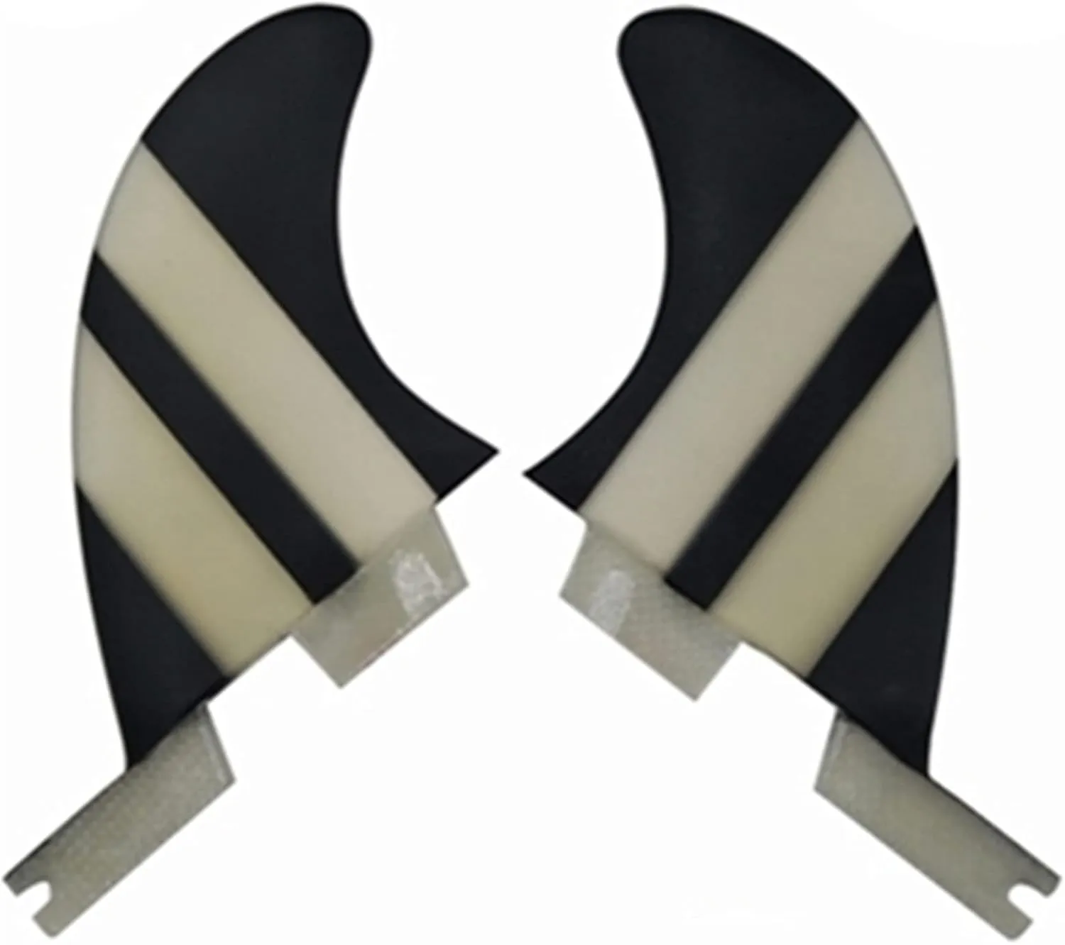 Surf SUP Fin Surf Tail Fins GX/GL Surfboard Tail Rudder Surfing Fin Twin Fin Set 2pcs for Longboard Surfboard Paddleboard (3 )