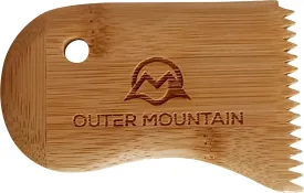 Surfboard Wax Comb - Bamboo Surfboard Wax Scraper and Surf Wax Remover - Surfer Gift