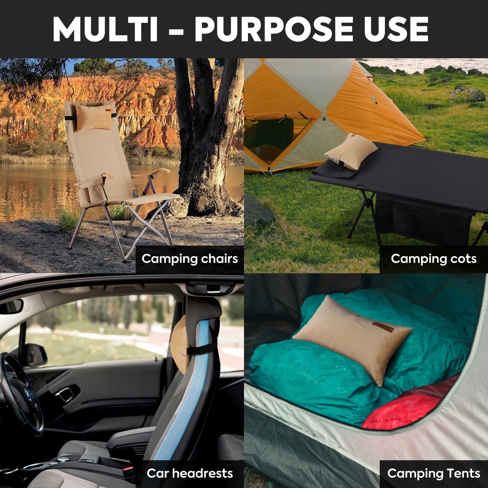 Ultralight Camping Pillow, Portable Travel Pillow | ICECO