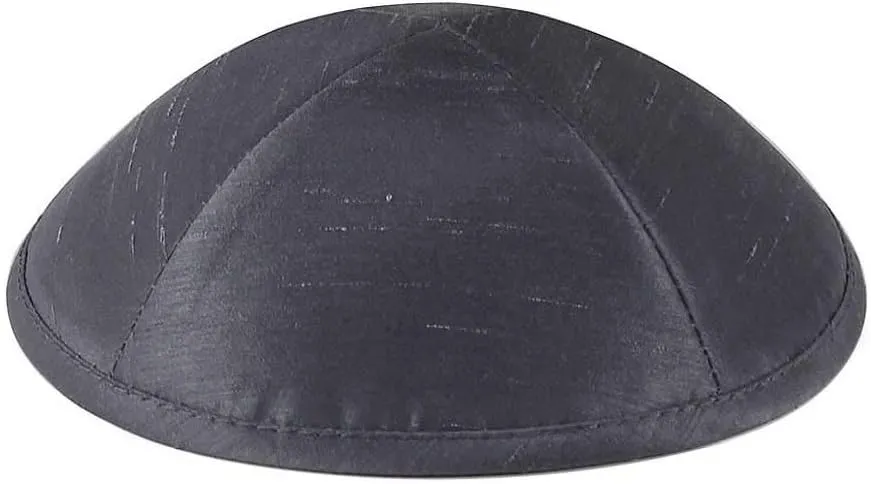 Zion Judaica Deluxe Raw Silk Kippot Bulk Packs or Single Kippah Includes Free Clips
